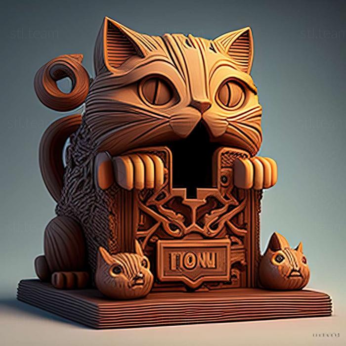 3D model Fort Meow game (STL)